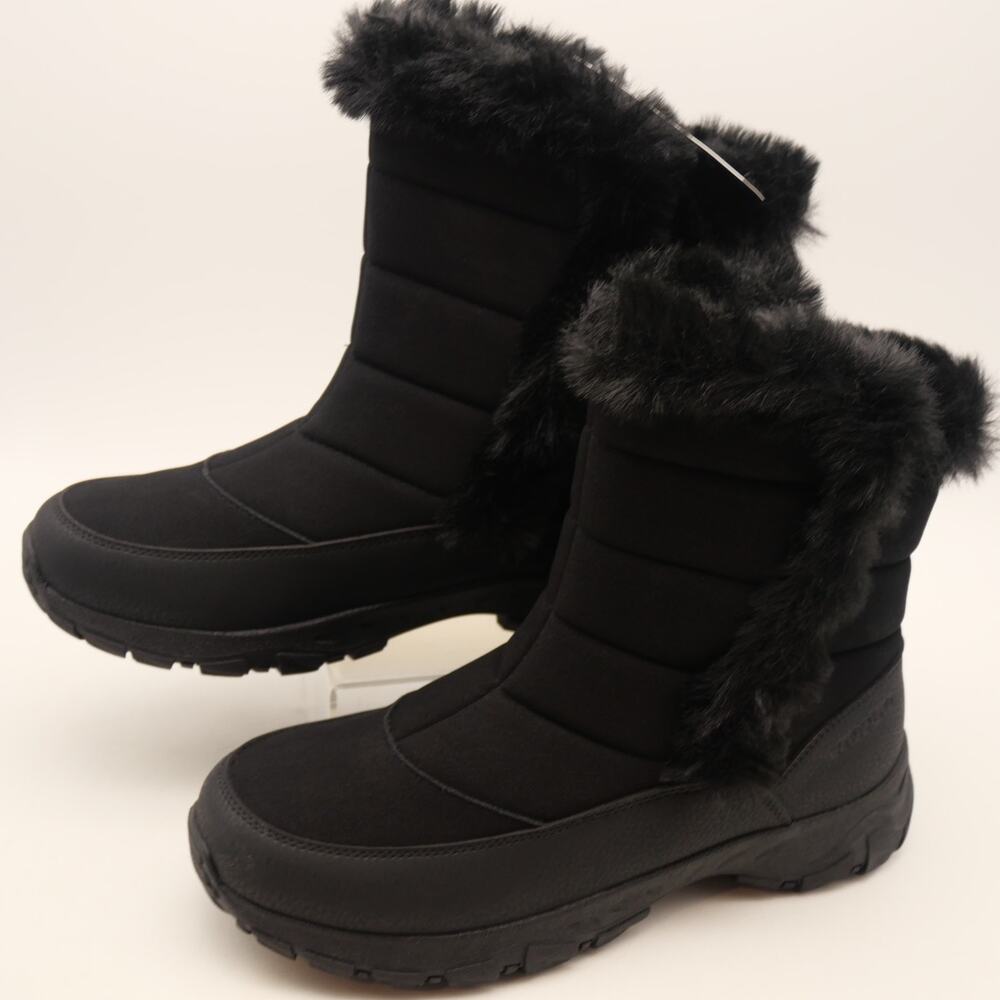 Lands' End Women's 9 Boots Expedition Waterproof Insulated Puffer Snow NEW